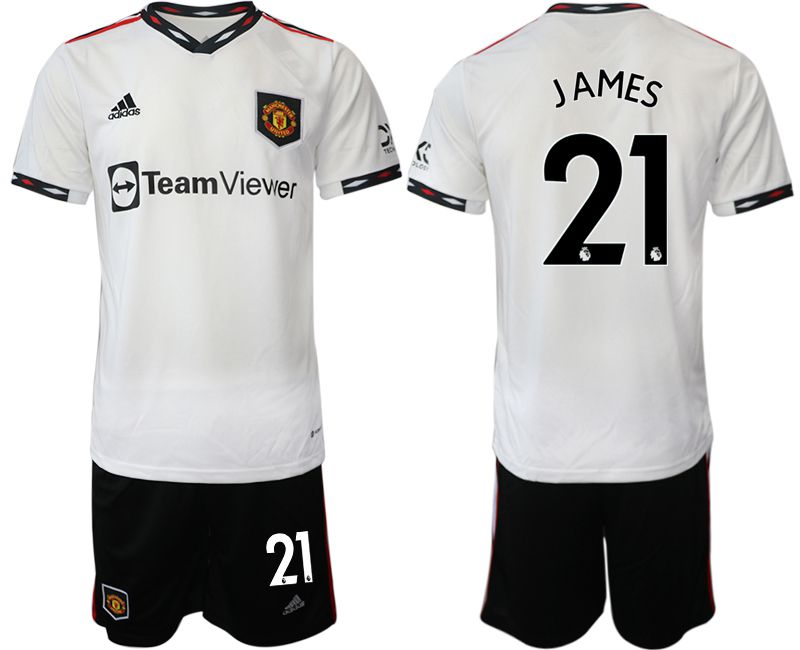 Men 2022-2023 Club Manchester United away white #21 Soccer Jersey->tottenham jersey->Soccer Club Jersey